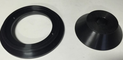 Набор с конусом и опорной проставкой на фланец для балансировки колес легких грузовиков и микроавтобусов.