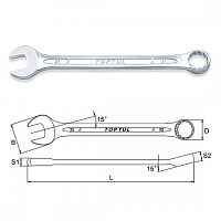 Ключ комбинированный 36 мм TOPTUL AAEB3636